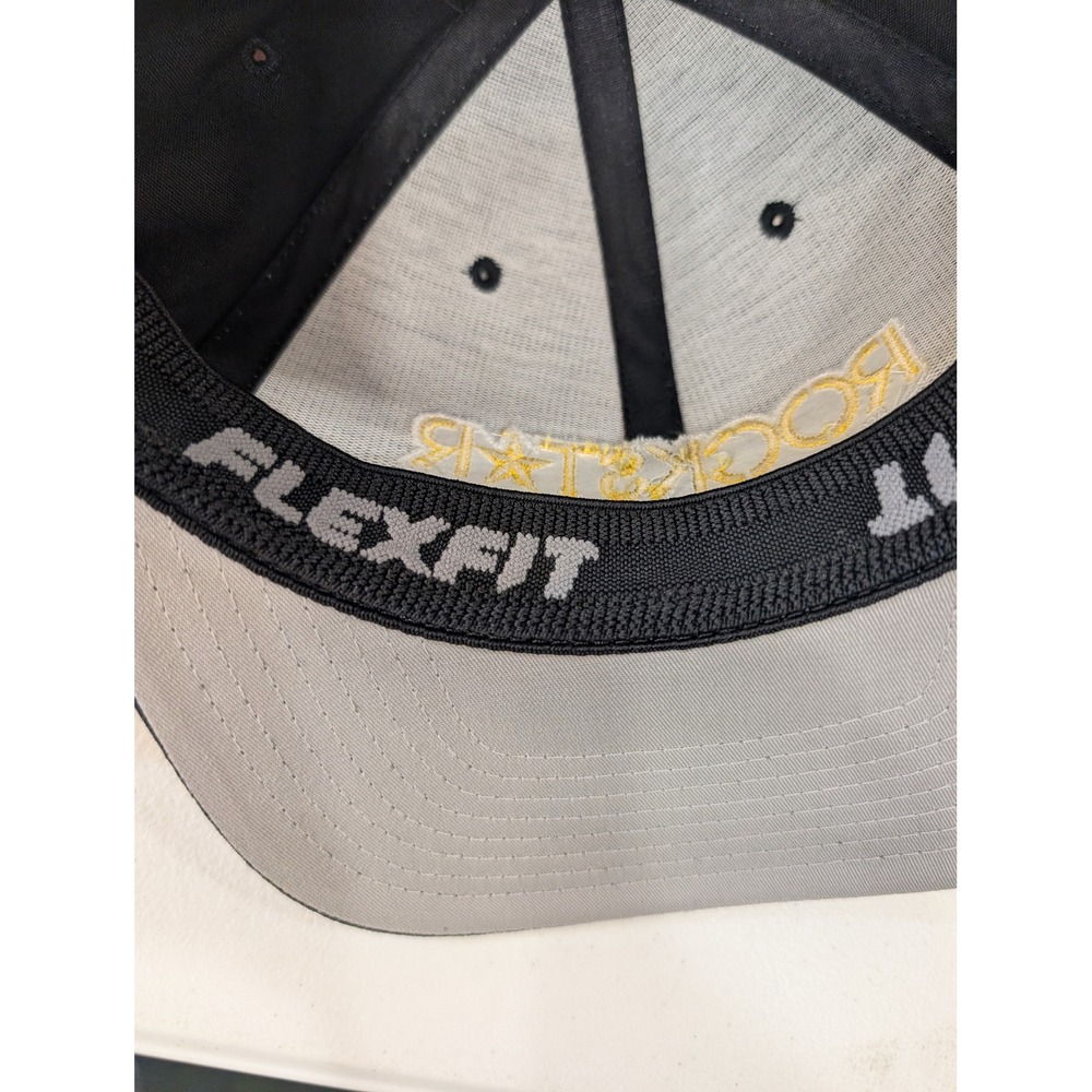 Rockstar Energy Drink Black Hat Flexfit Cap  #31 S/M‎ Kaulig Racing Justin Haley - Picture 4 of 6